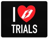 JITSIE　マウスパット　I LOVE Trials