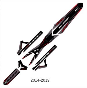 画像1: Jitsie Sticker Kit Stealth Montesa 4RT/300/301RR 14-26