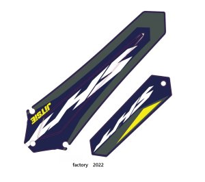 画像1: Jitsie Front/Rear Mudguard Sticker Sherco ST